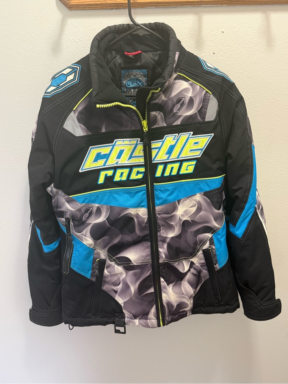 Castle X - Racing Men's Black & Blue Performance Jacket